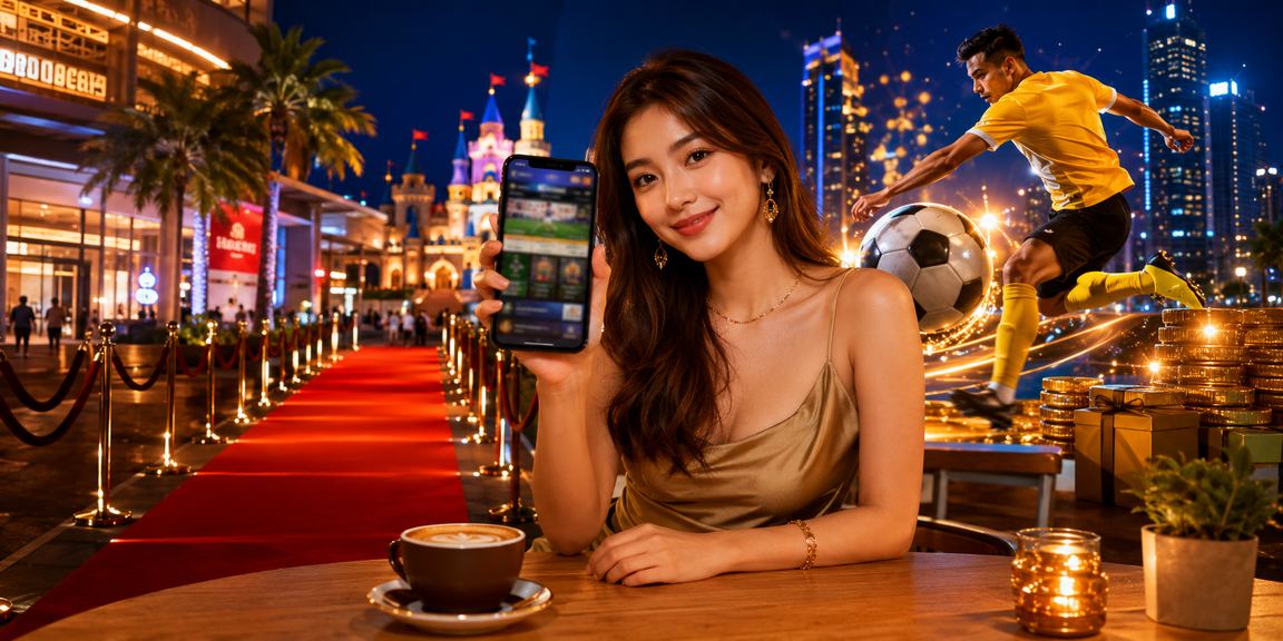 Pengguna Malaysia bermain pertaruhan bola sepak melalui aplikasi mudah alih partslink24